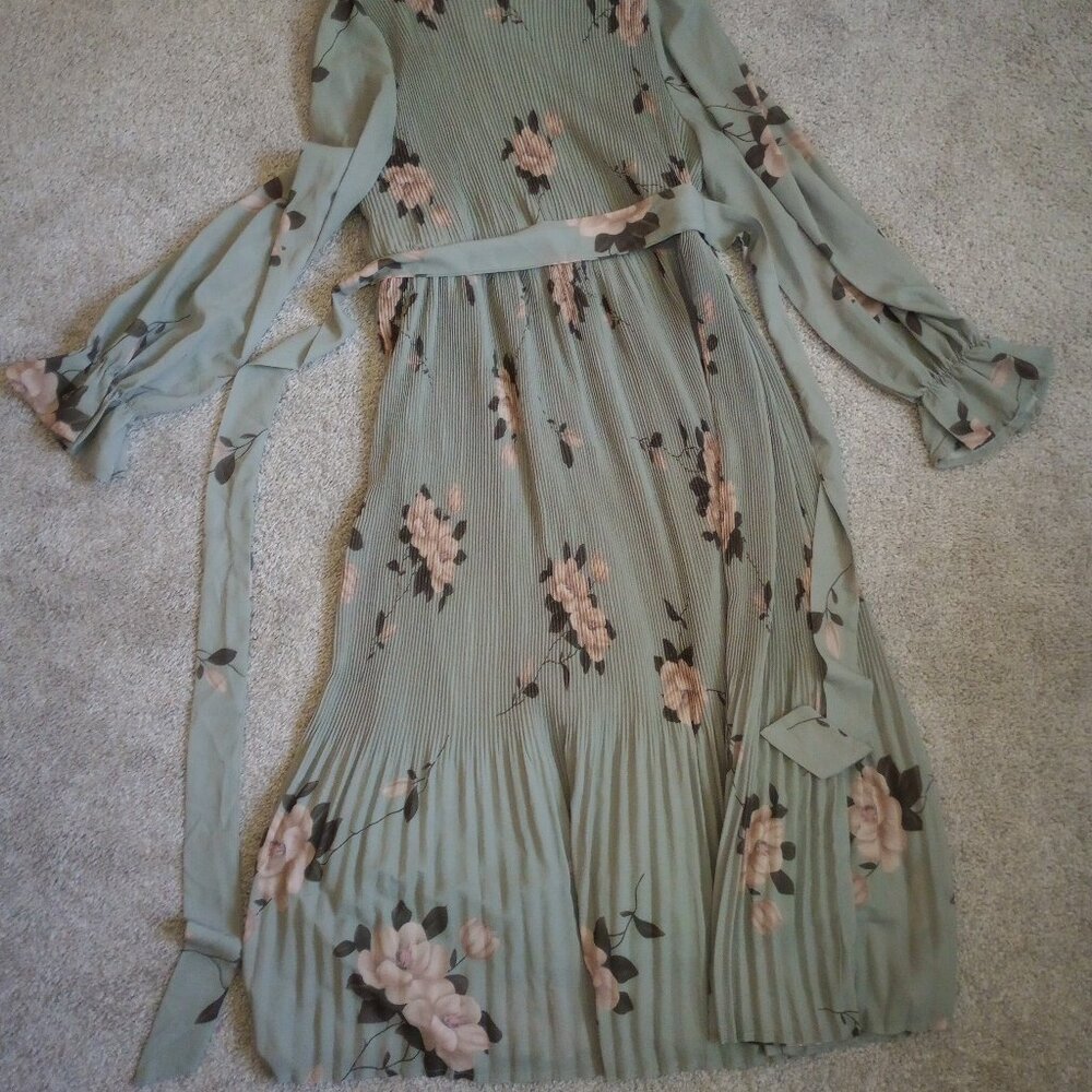 Beautiful sage floral dress